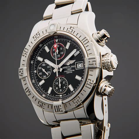 breitling super avenger ii automatic chronograph|pre owned breitling super avenger.